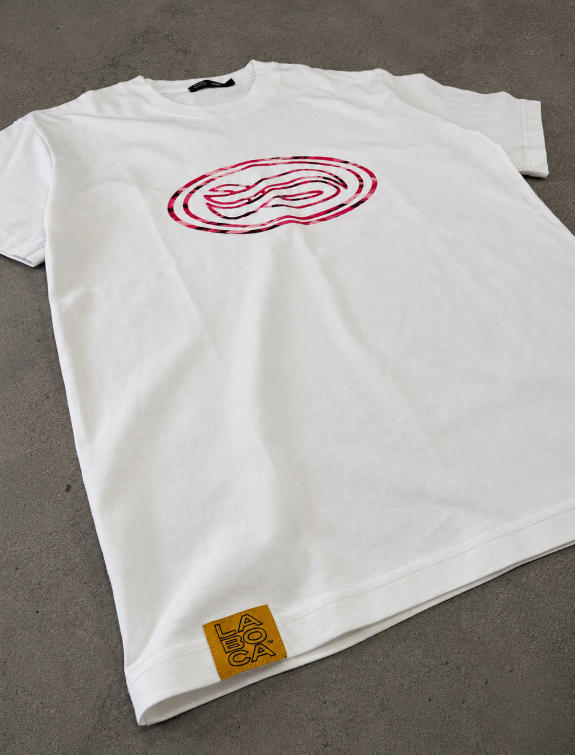 LABOCA GRAPHIC TEE CAMOUFLAGE PINK