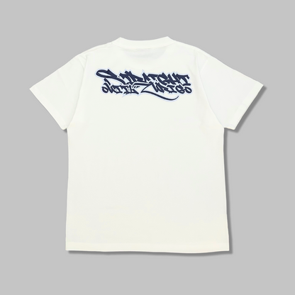 Straight Outta Zurigo T-Shirt - Playa Edition (Weiss/Züri-Blau)