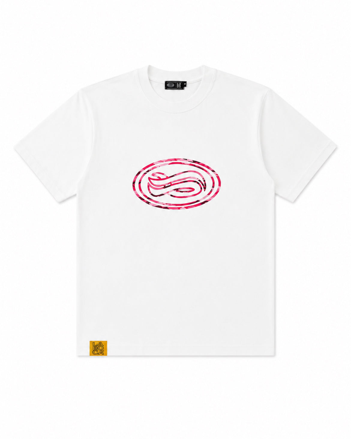 LABOCA GRAPHIC TEE CAMOUFLAGE PINK